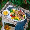 Schweinenackensteak vom Grill 