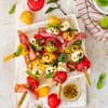 Melonen-Schinken-Spieße Melonen-Schinken-Spieße