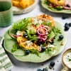 Hähnchen-Ananas-Salat mit Blaubeeren