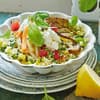 Basilikum Couscous mit Grillgemüse