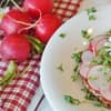Brot mit Radieschen