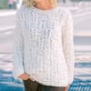 Pulli im Zopf-Reliefmuster