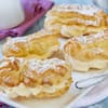 Eclairs mit Espressocreme 