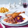 Gänsebrust und Weihnachtskeulen mit Pfifferlings-Schupfnudeln
