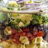 Hackfleisch-Nudelsalat mit Käse