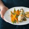 Hähnchen Karamellisierte Möhren