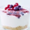 Käsekuchen im Glas von Weight Watchers