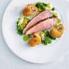 Kalbs-Tafelspitz mit Pancetta-Kartoffeln und karamellisiertem Gemüse - Das Rezept finden Sie hier