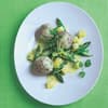 Kalbsklößchen mit Spargel