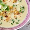 Kichererbsen-Kokos-Cremesuppe mit Chili und Kurkuma