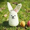 Gehäkelter Osterhase mit Ostereiern