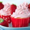 Erdbeer Cupcakes
