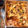 Lasagne in Auflaufforn