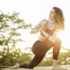 Outdoor-Yoga am Meer