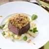 Rinderfilet auf Kartoffel-Spargel-Eintopf