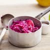 Topf mit Rotkohl