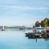 Camping, See, Meer, Ausblick
