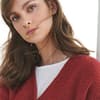 Strickanleitung: rote Cashmere-Jacke