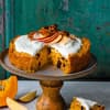 Kürbis-Apfelkuchen mit Haferflocken 