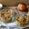 Apple Crumble im Glas 