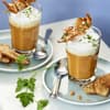 Süßkartoffelsuppe mit Garnelen 