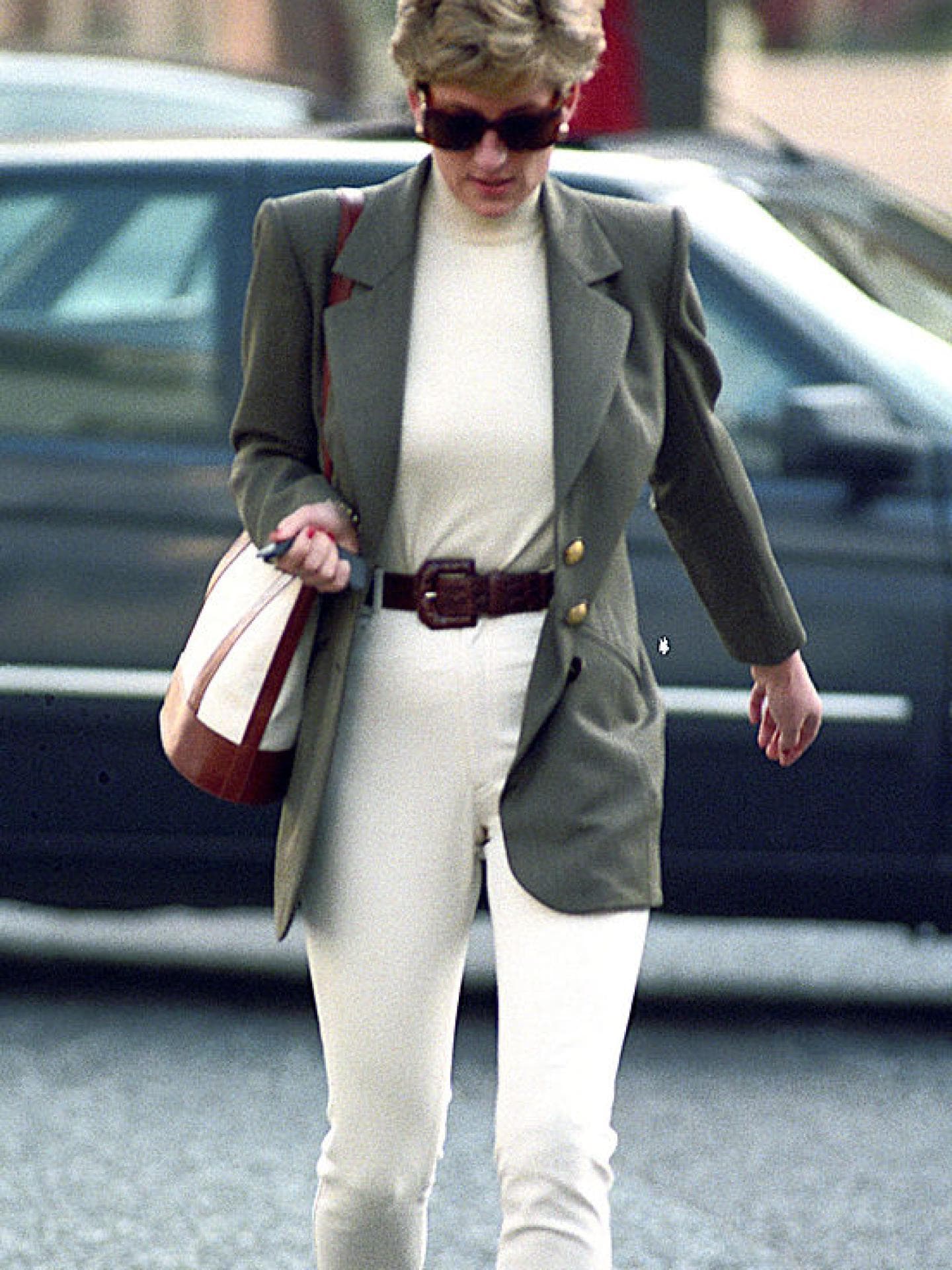 Lady Diana Jeans und Blazer
