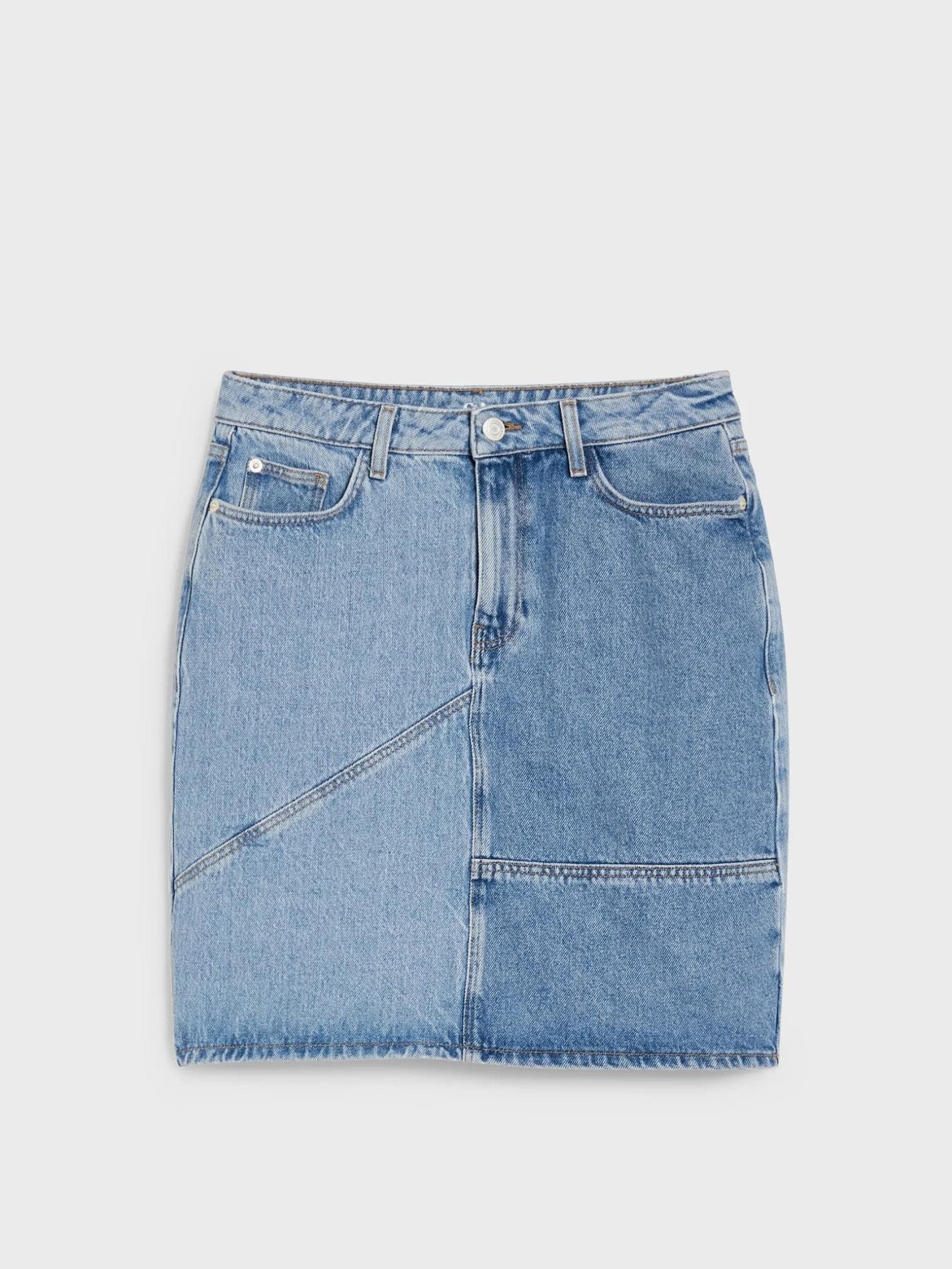 Jeans-Minirock 