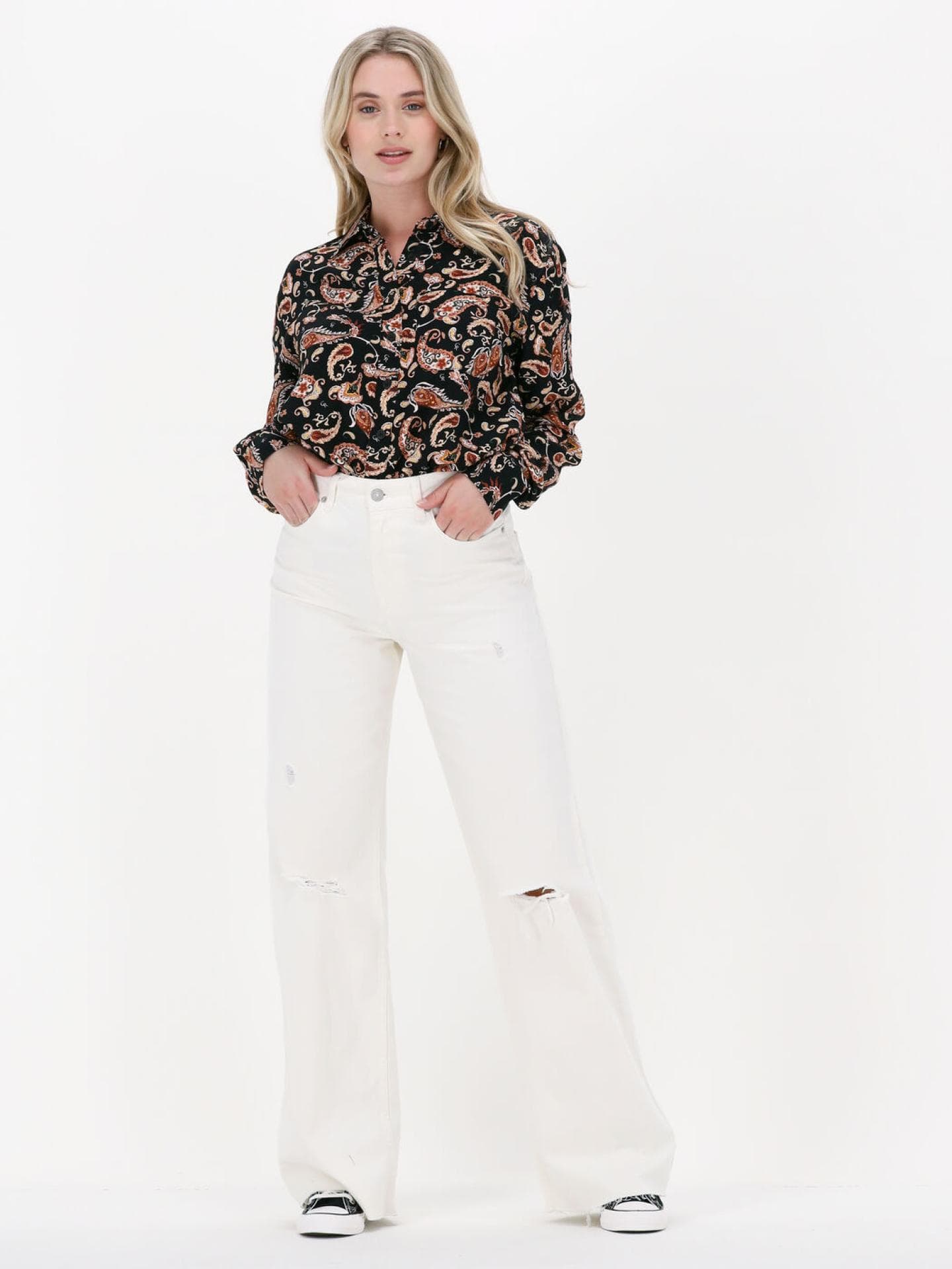 Bluse mit Paisley-Muster 