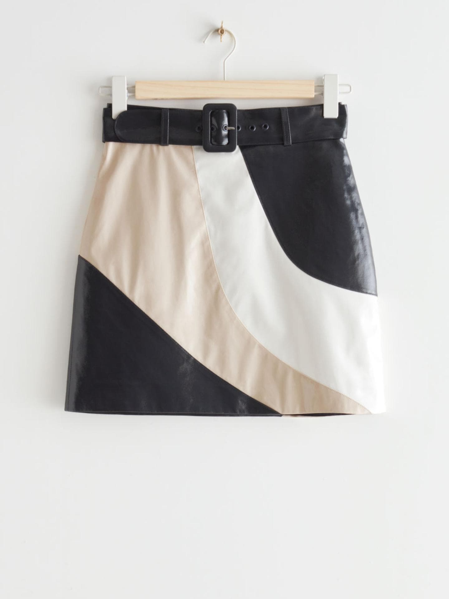 Rock mit Colorblocking 
