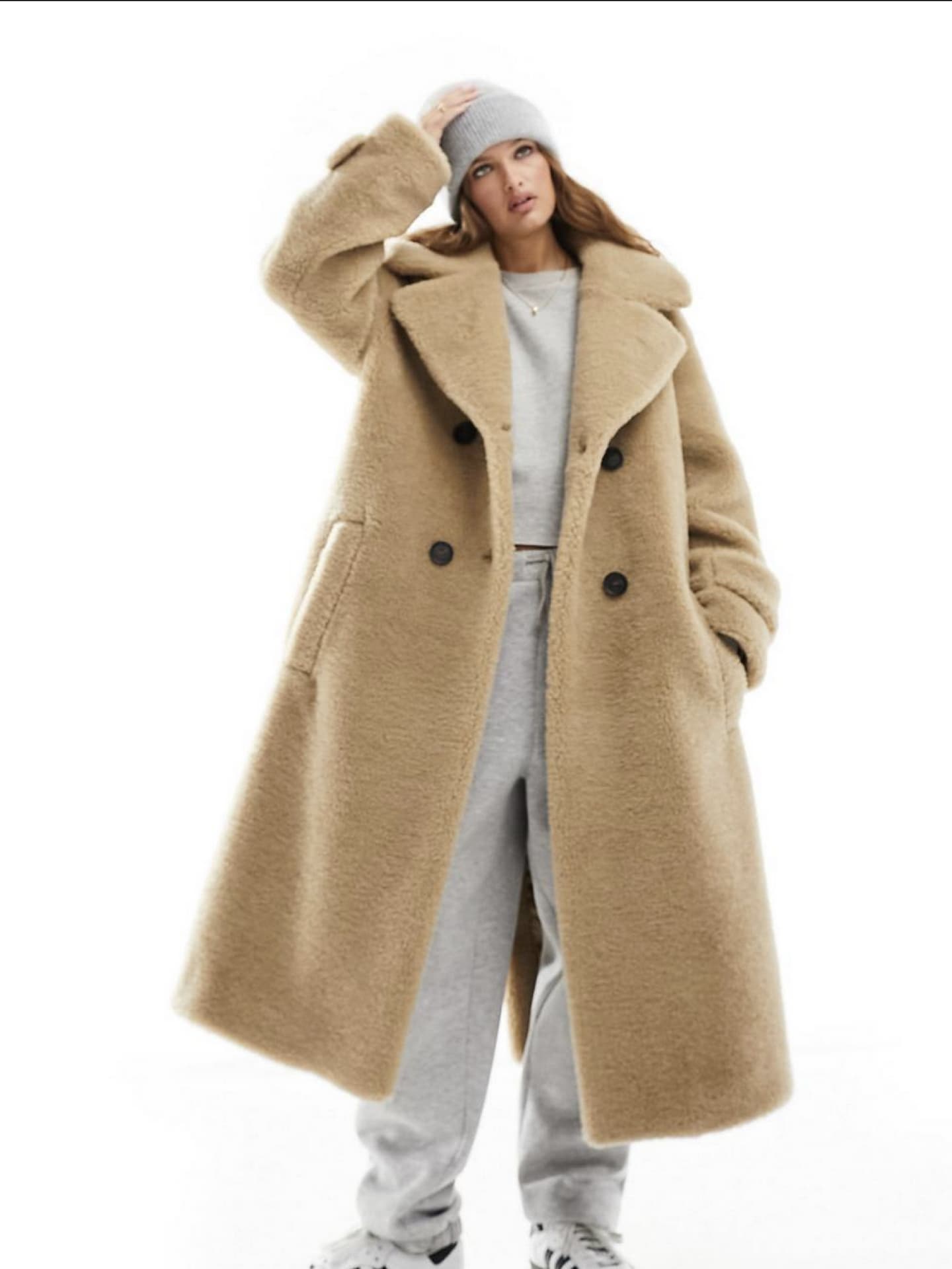 Teddymantel von Asos Design Petite