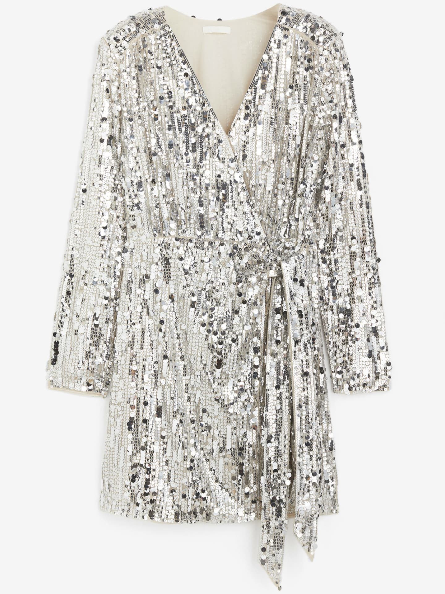 Paillettenkleid von H&M.