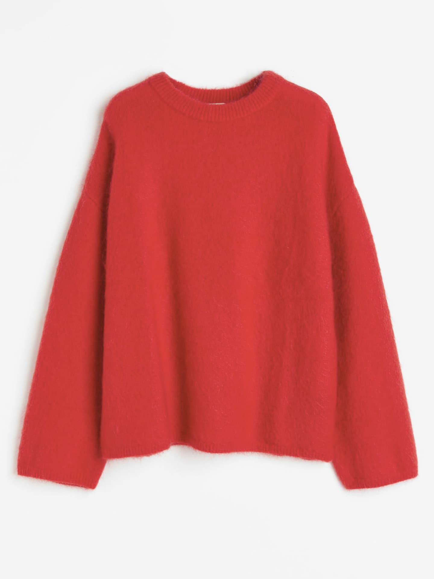 Roter Strickpullover von H&M.