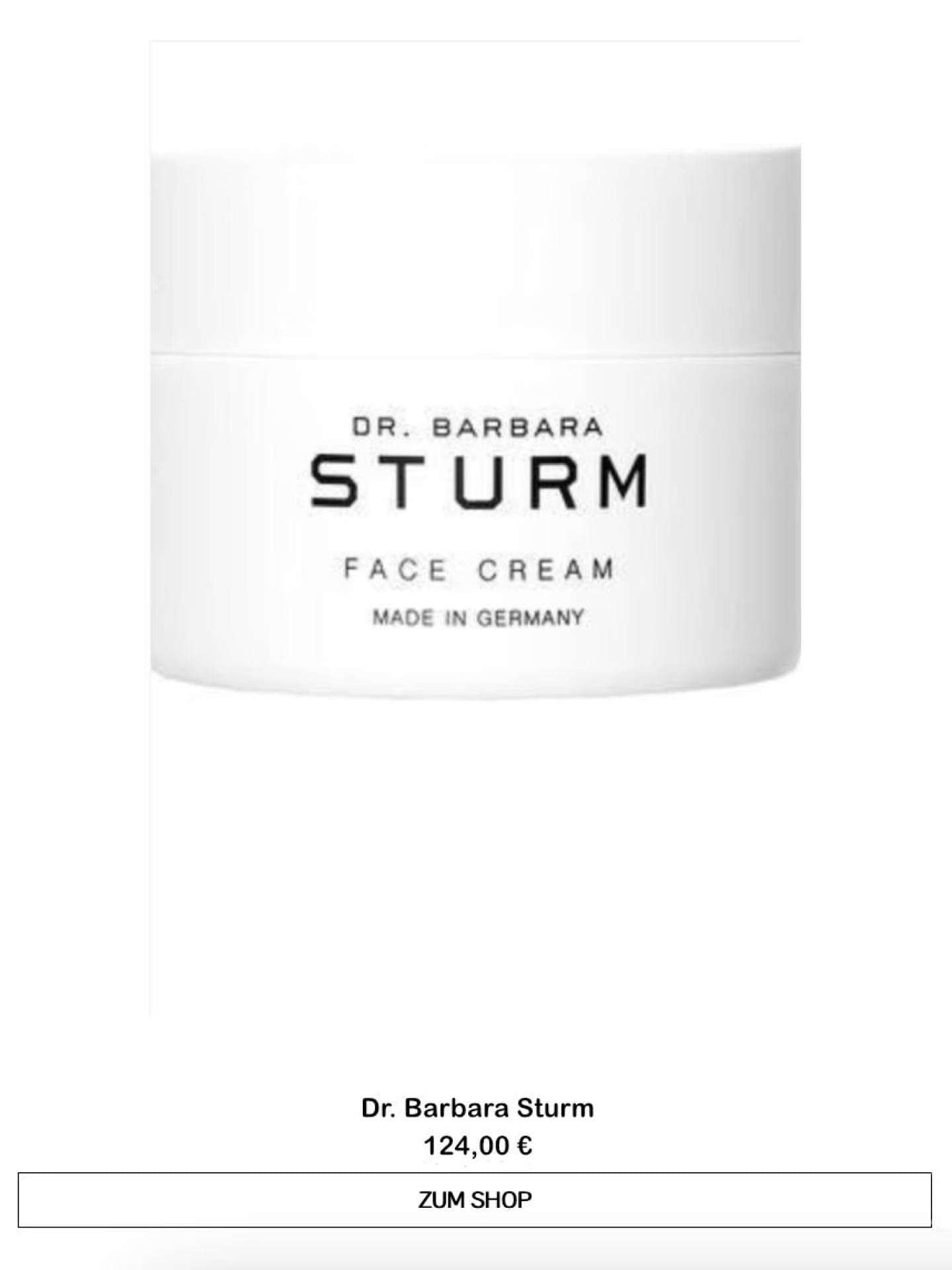 Creme von Dr. Barbara Sturm 