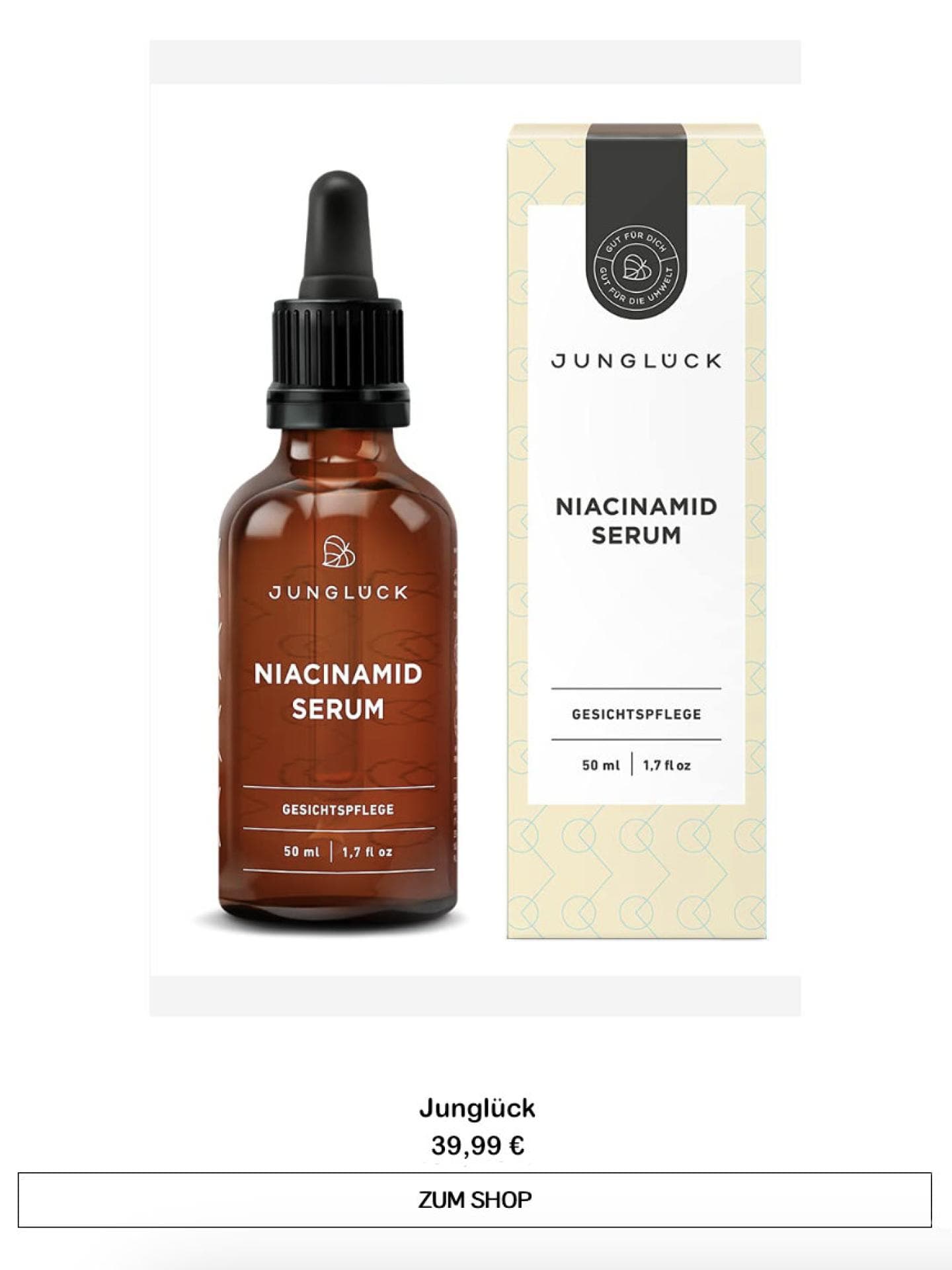 Niacinamid von Junglück 