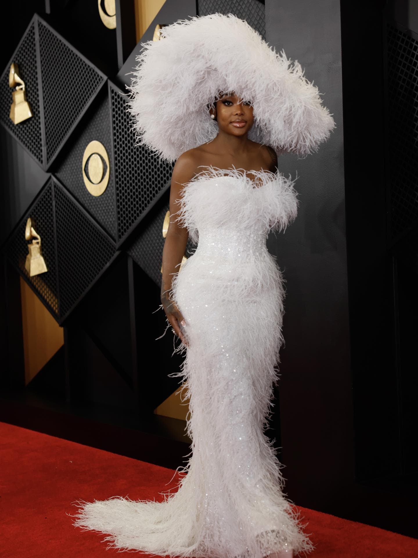 Summer Walker auf dem roten Teppich der Grammys 2024. Summer Walker auf dem roten Teppich der Grammys 2024.