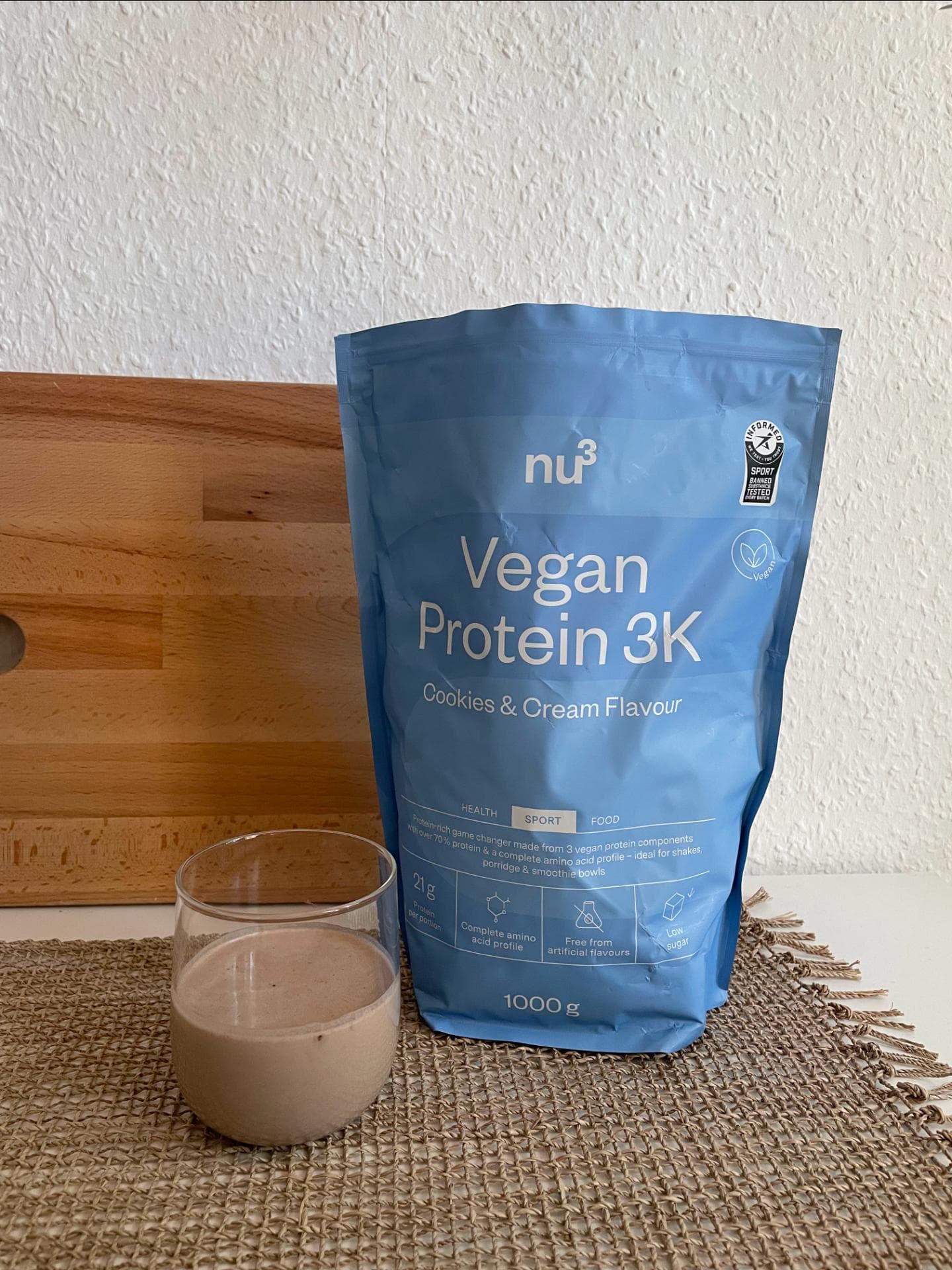 Veganes Proteinpulver von nu3