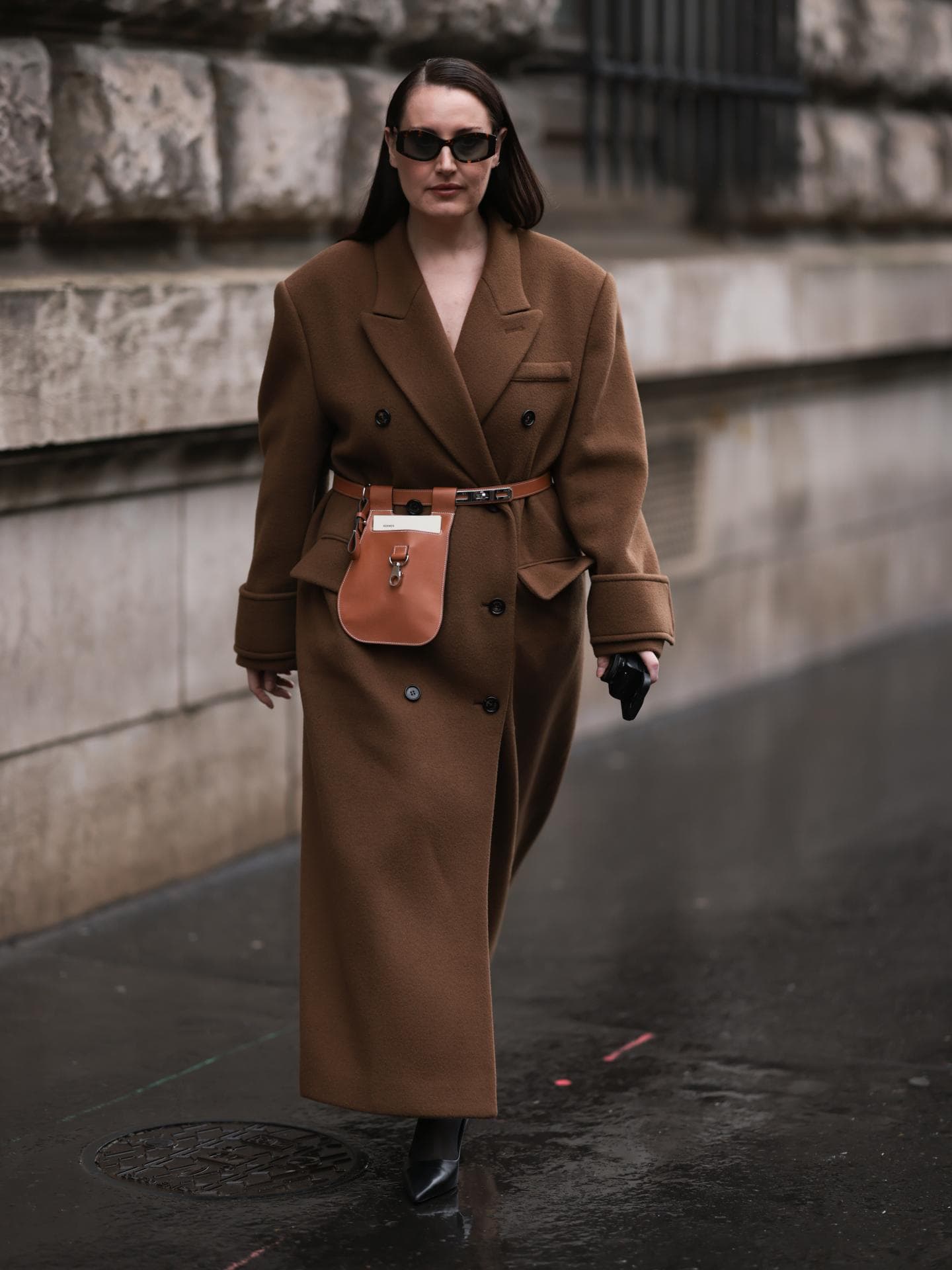 Mantel mit Gürtel im Streetstyle