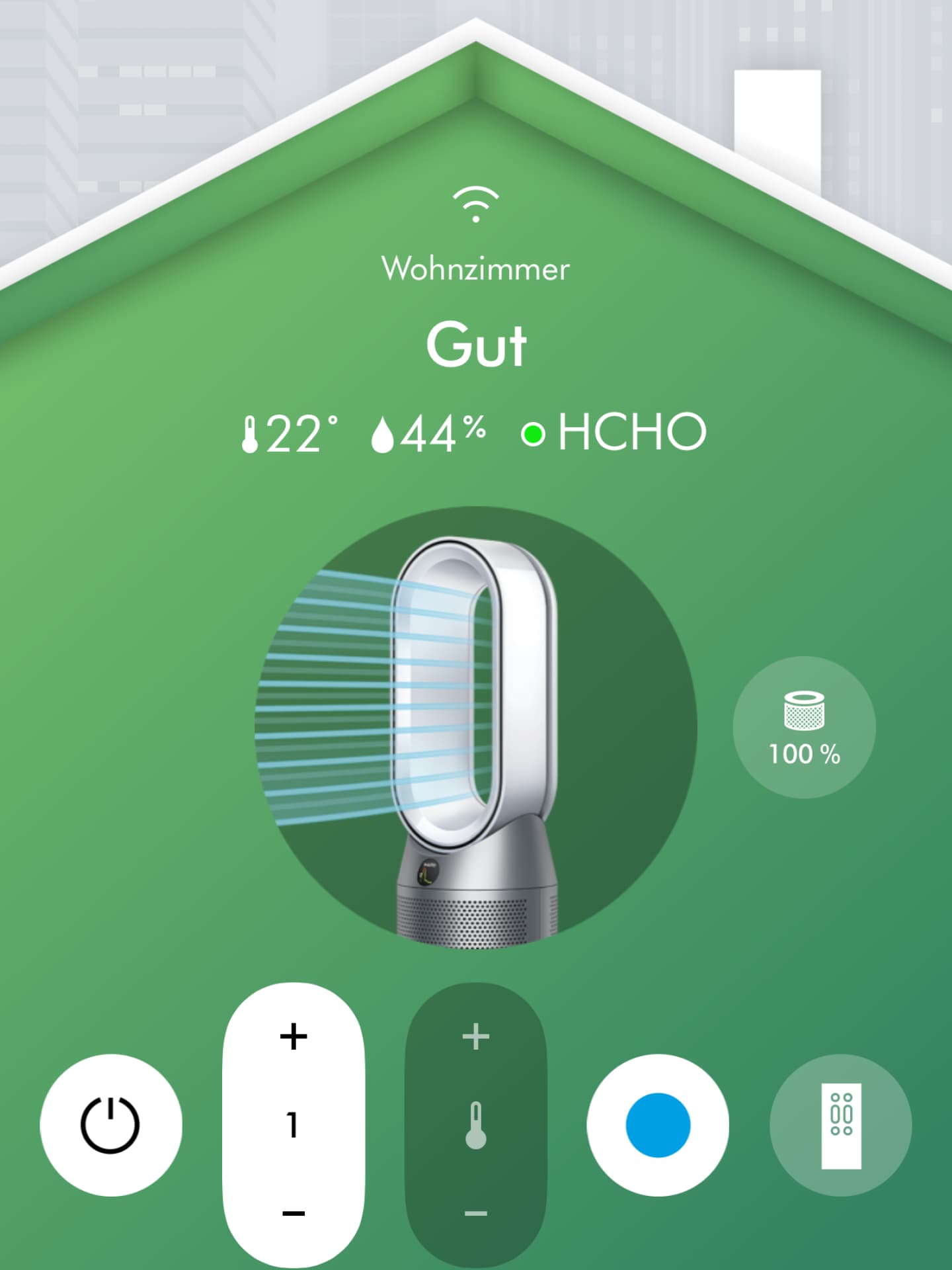 Dyson Luftreiniger Erfahrungen - die App