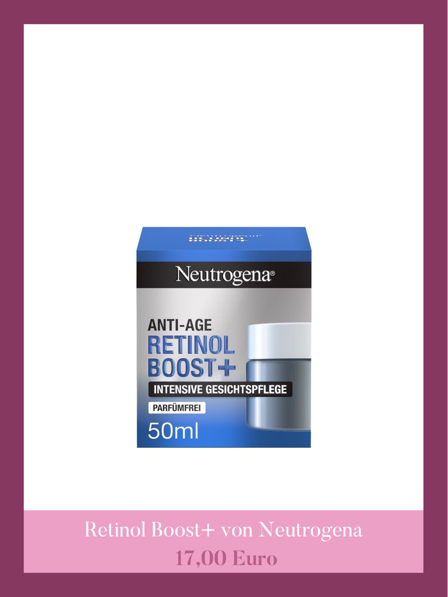 Retinol Rossmann - Retinol Hydro Boost+ von Neutrogena