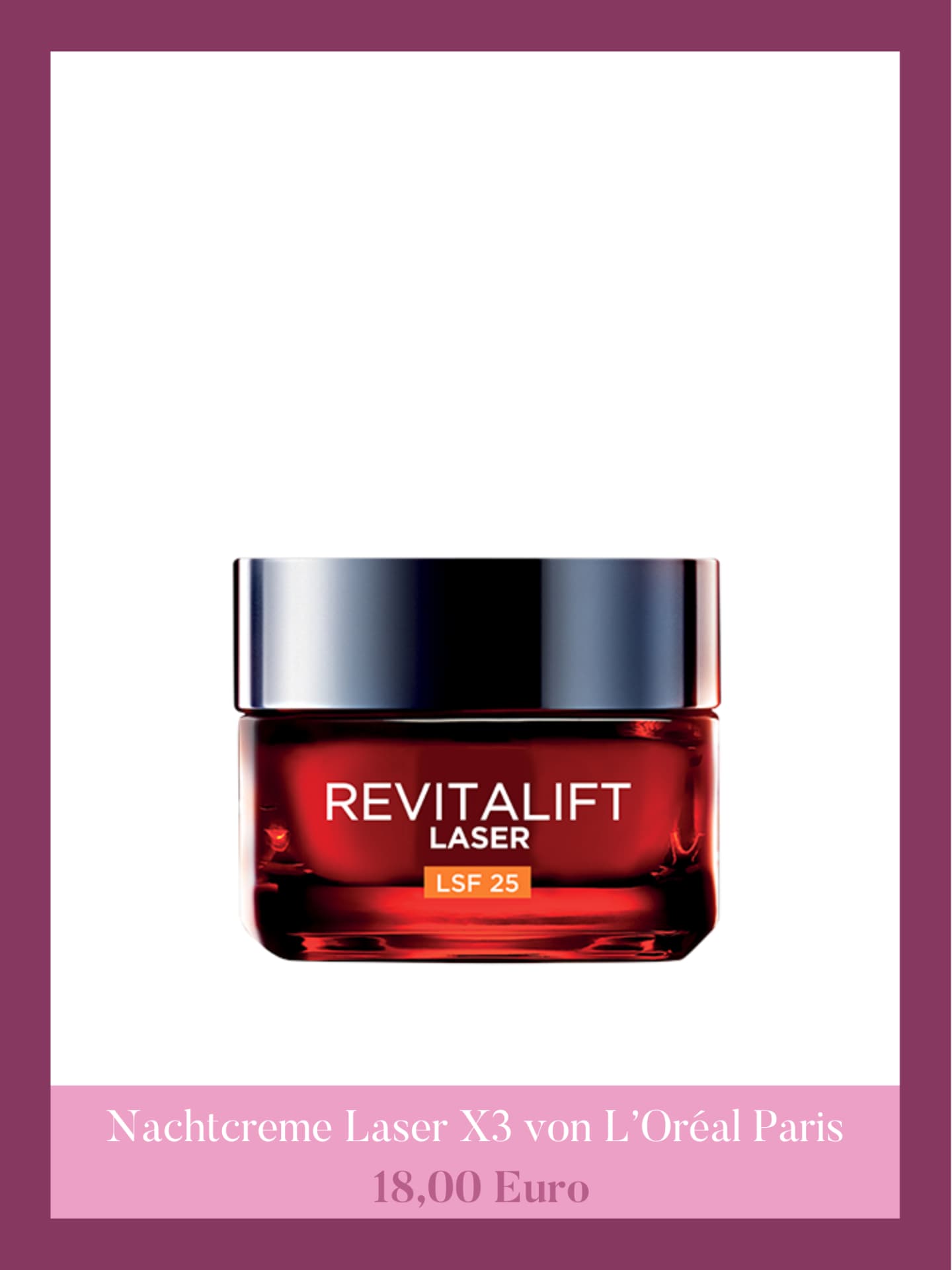 Retinol Rossmann - Revitalift Laser x3 Tagescreme von L'Oréal Paris