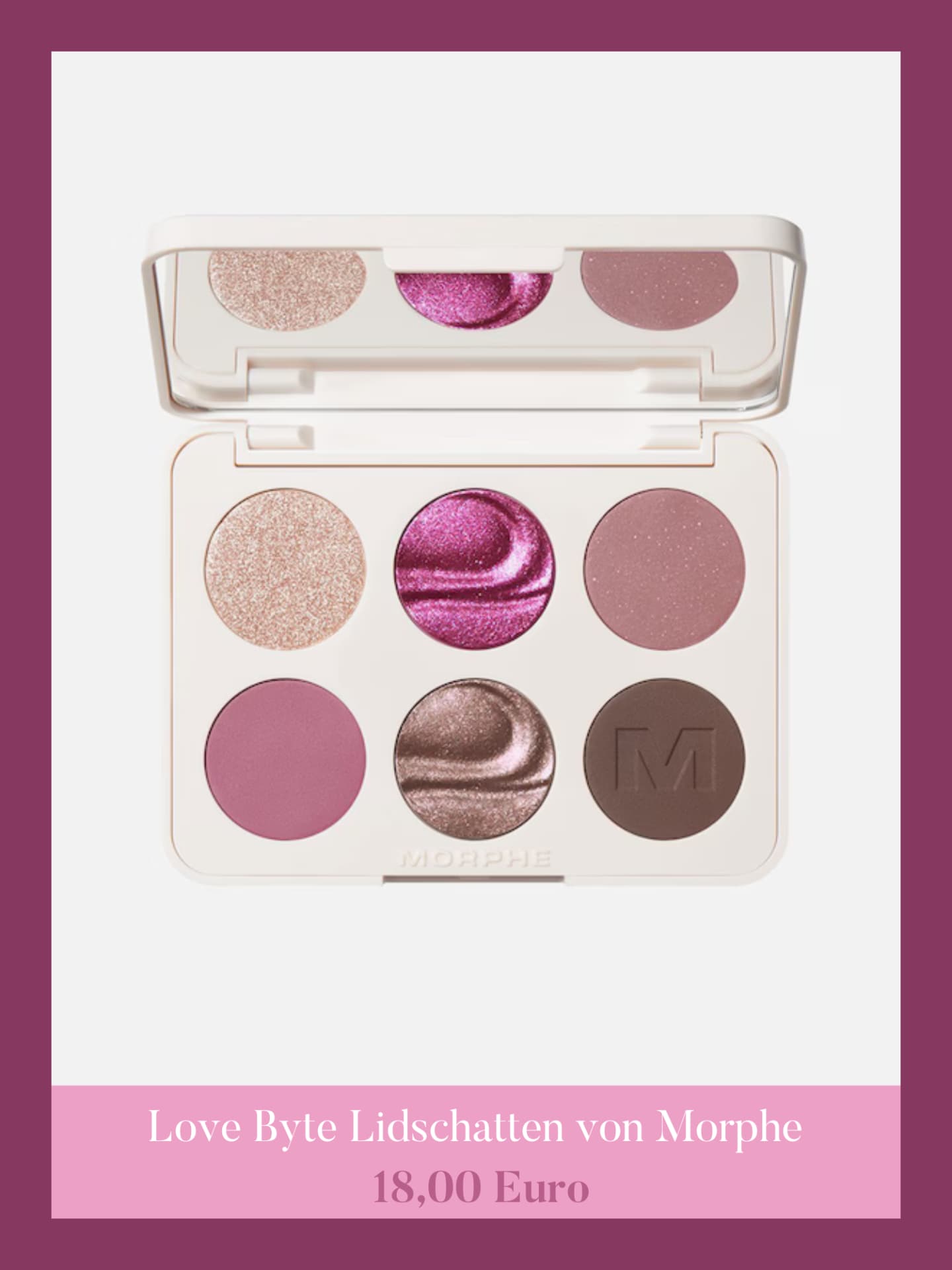 Love Byte Lidschattenpalette von Morphe