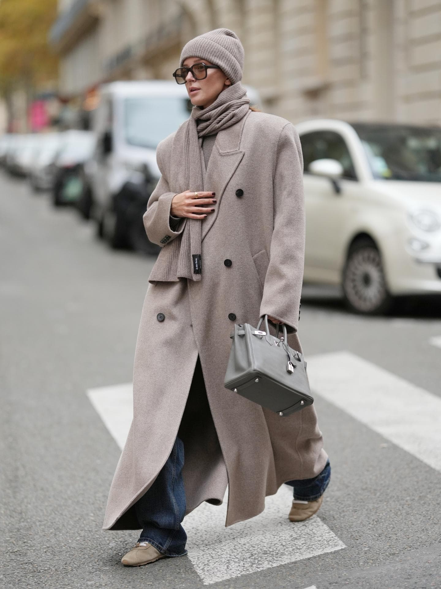 Bodenlanger Mantel Streetstyle 