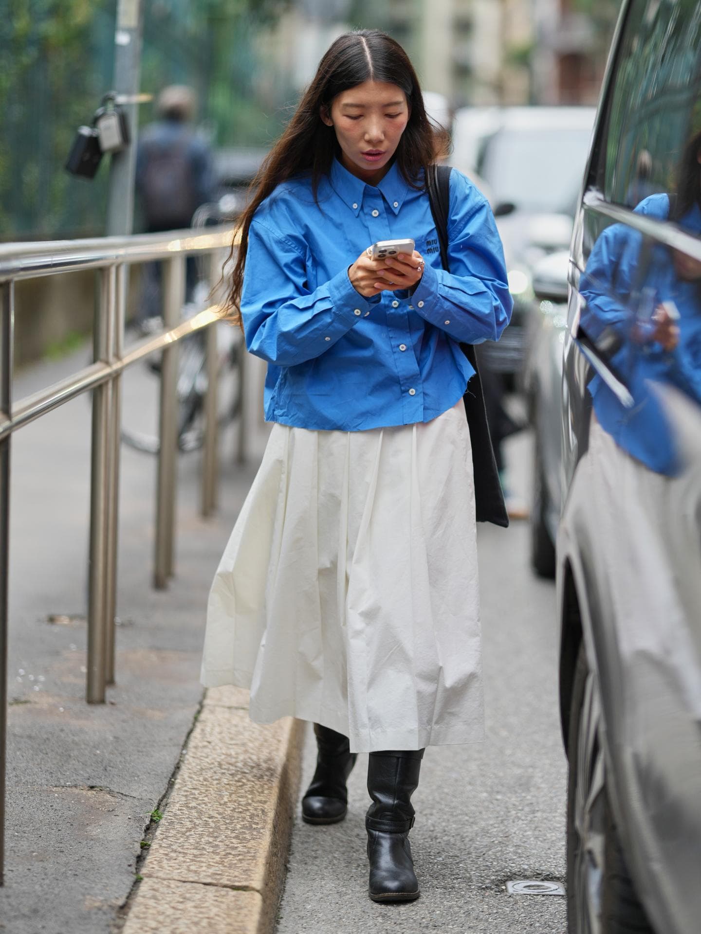 Rock-Trends 2026 Weißer Rock Streetstyle