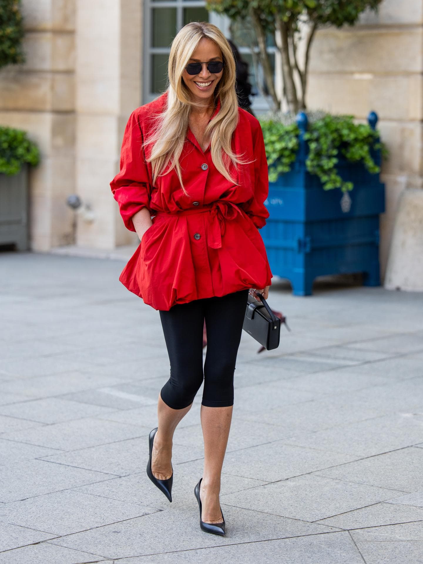 Capri-Hose mit Pumps 