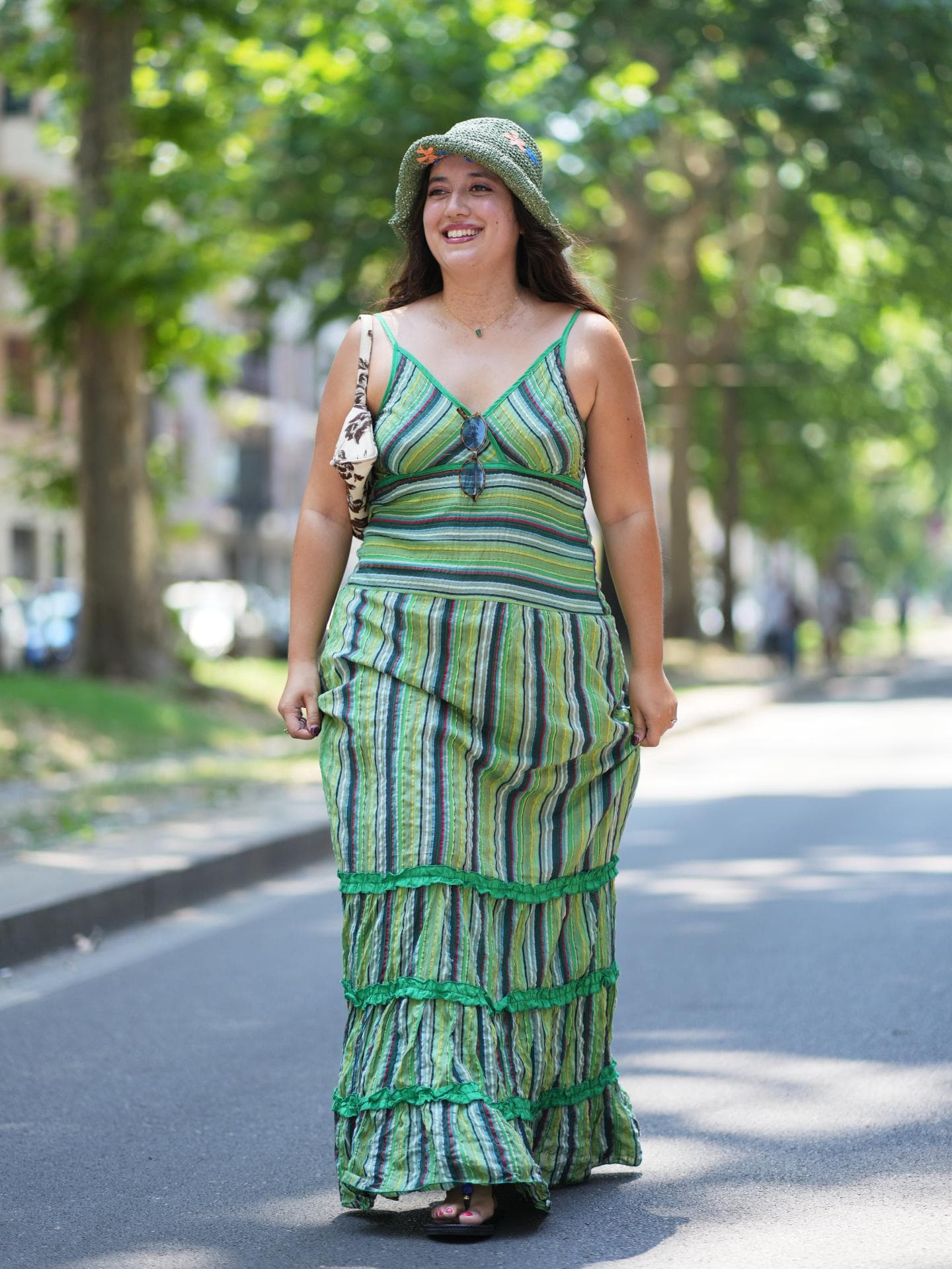 Flipflops mit Sommerkleid 
