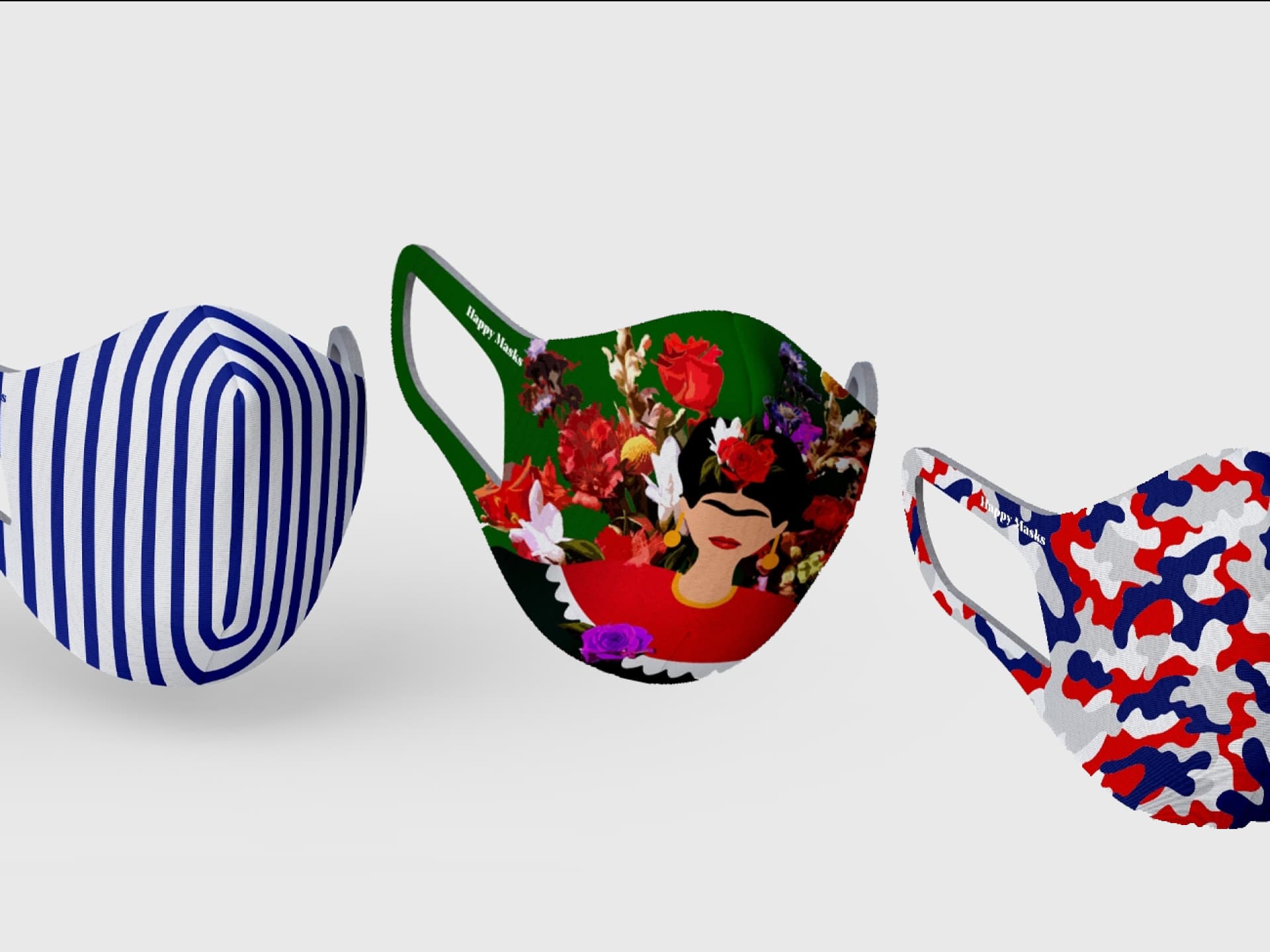 Modische Stoffmaske: Bataillon Belette Happy Masks Modische Stoffmaske: Bataillon Belette Happy Masks