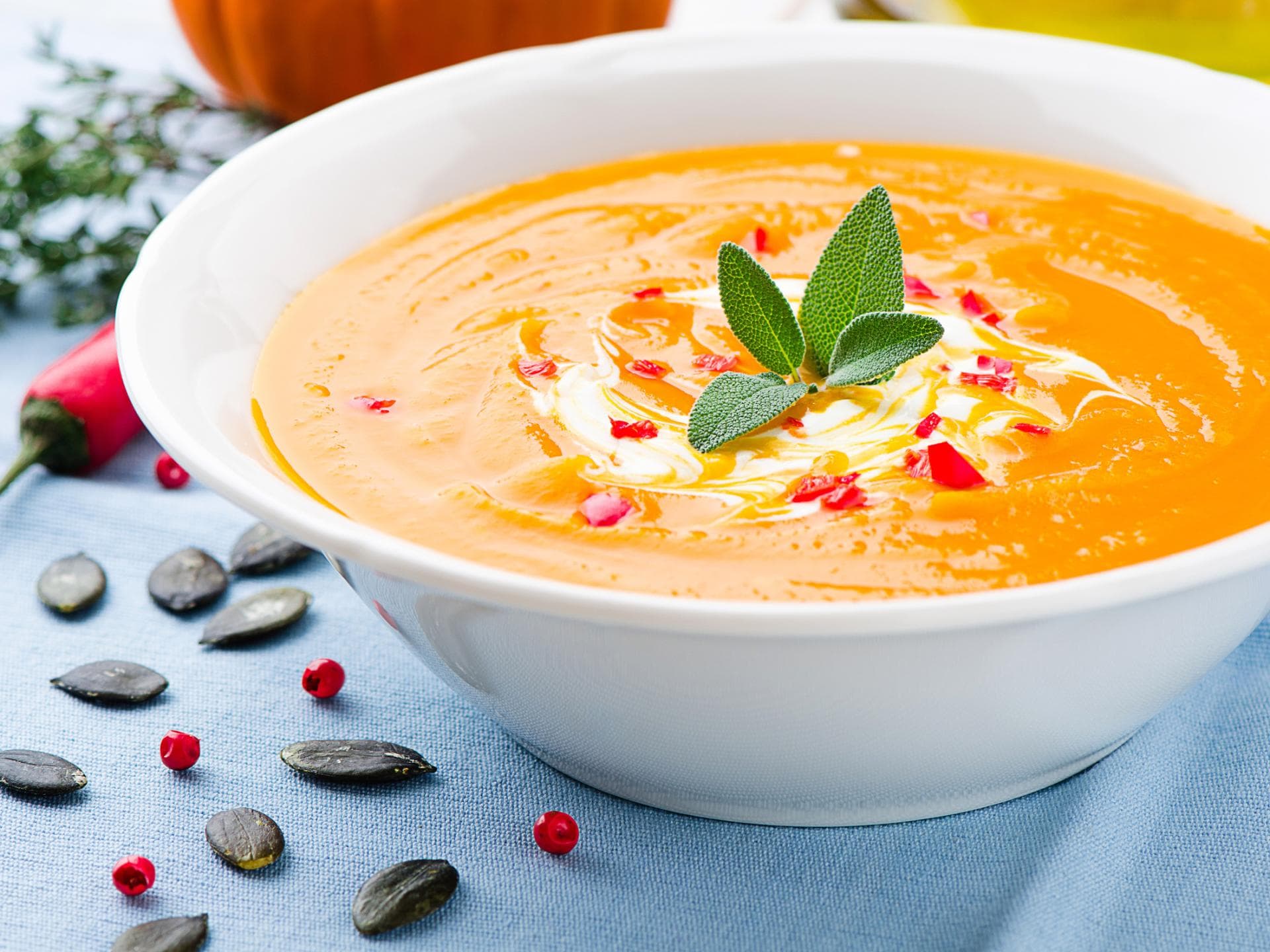 Kürbissuppe