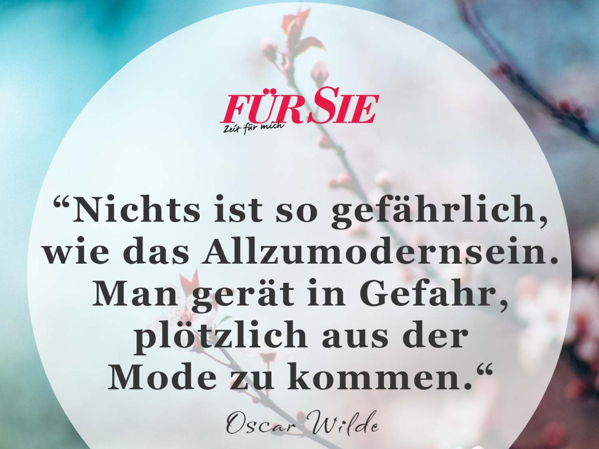 Spruch des Tages