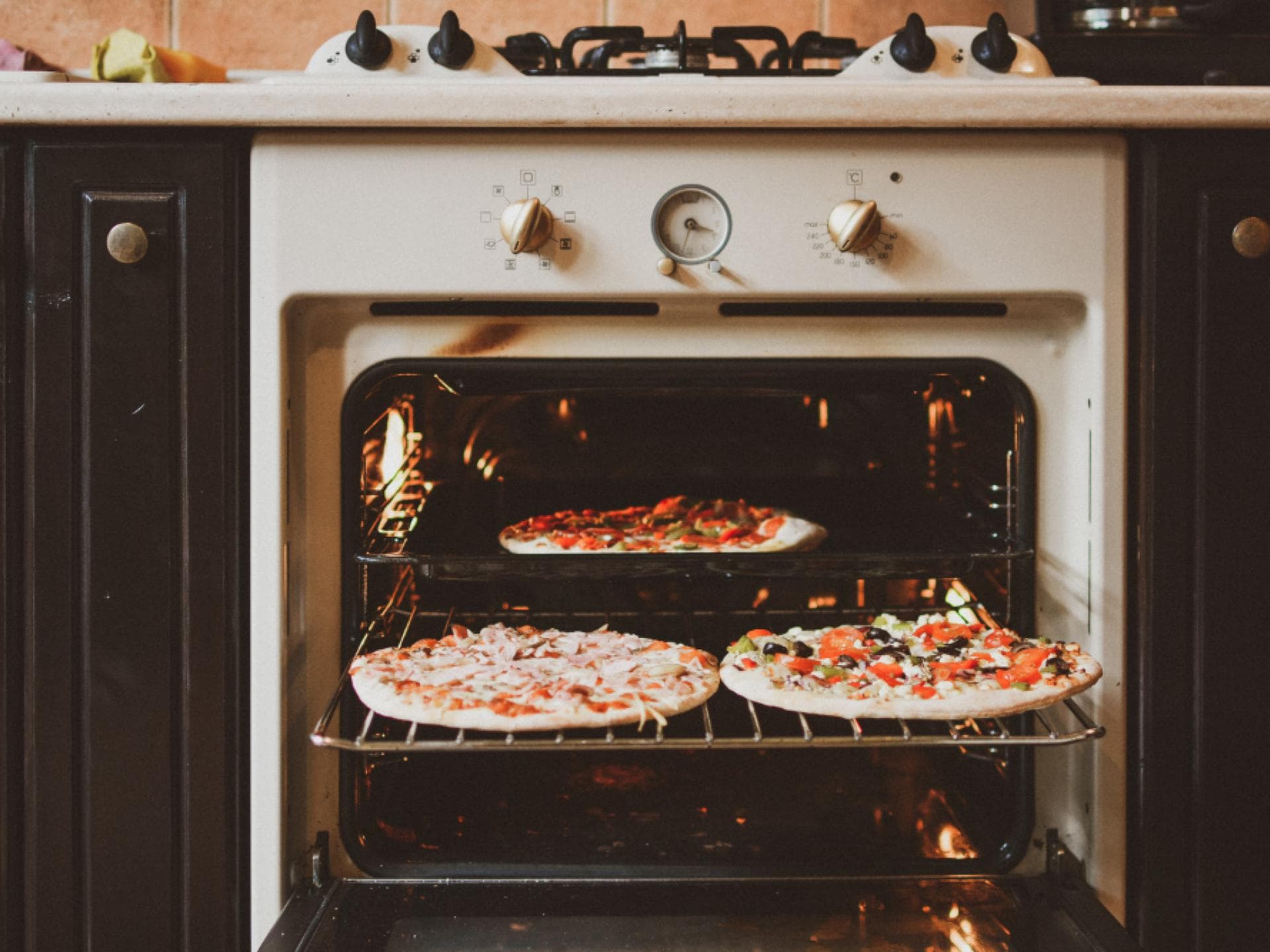 Pizza im Backofen