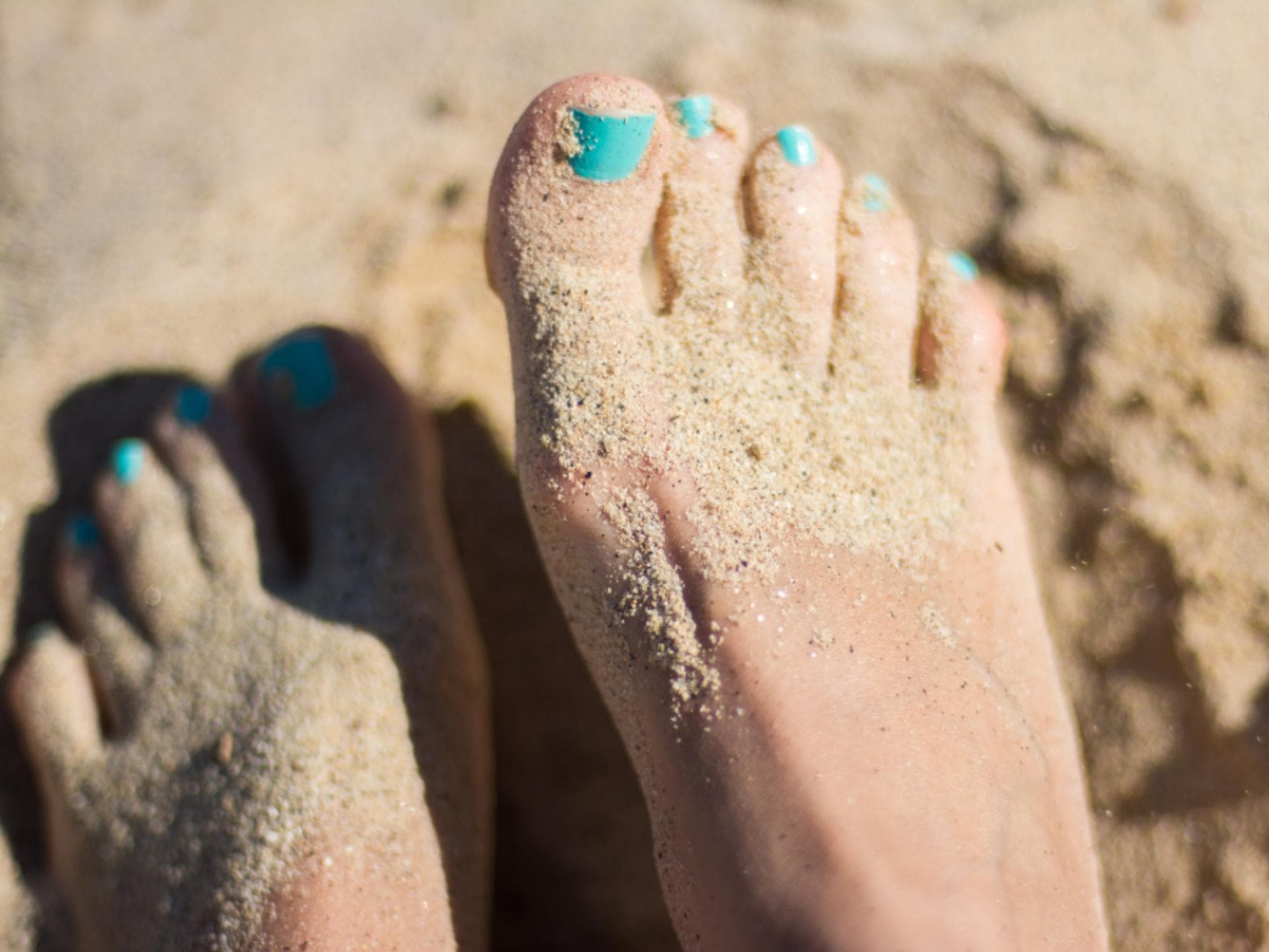 Füße im Sand